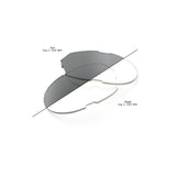 100 Percent Westcraft Repl Dual Lens Photochromic Clear/Smoke