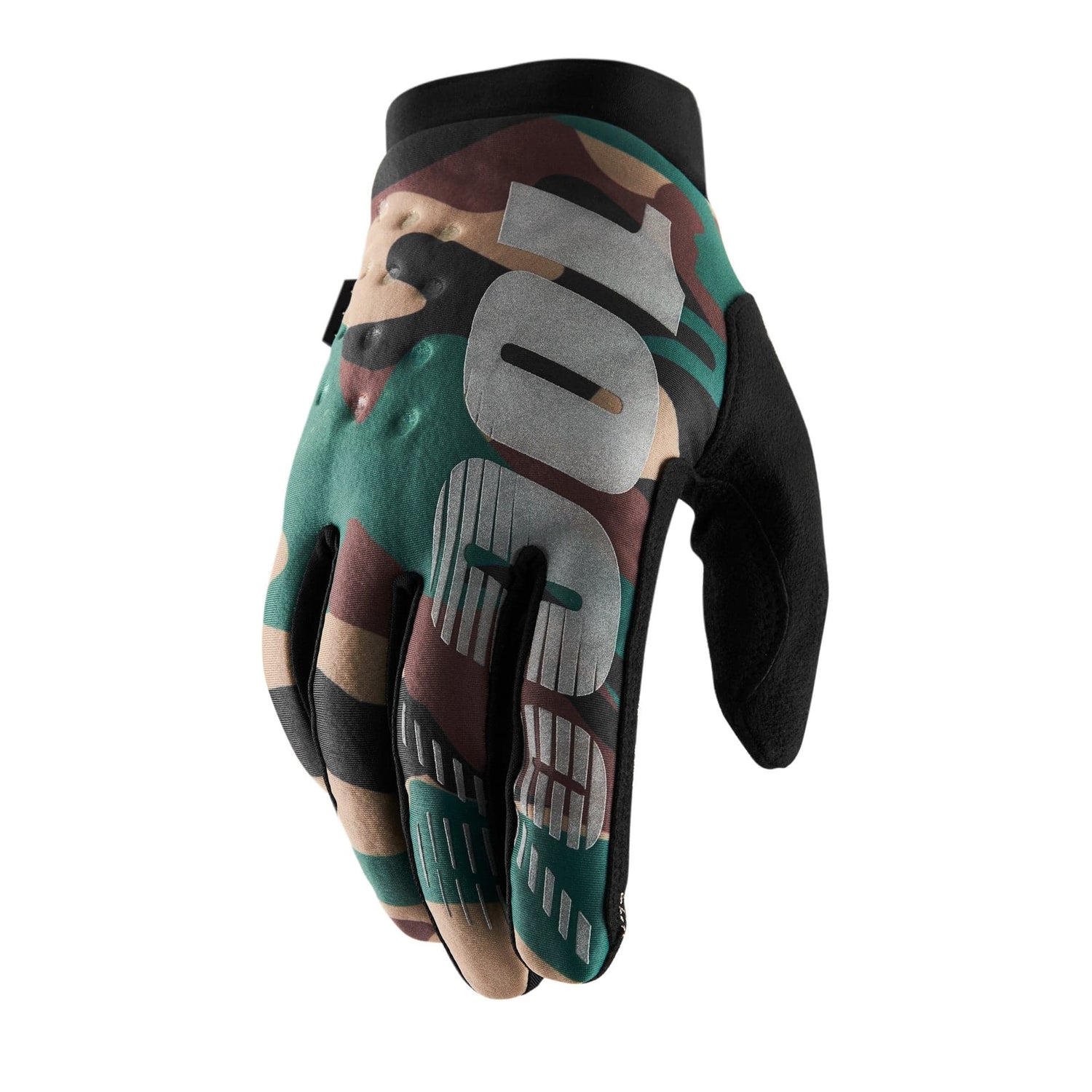 100 Percent BRISKER Gloves Camo/Black