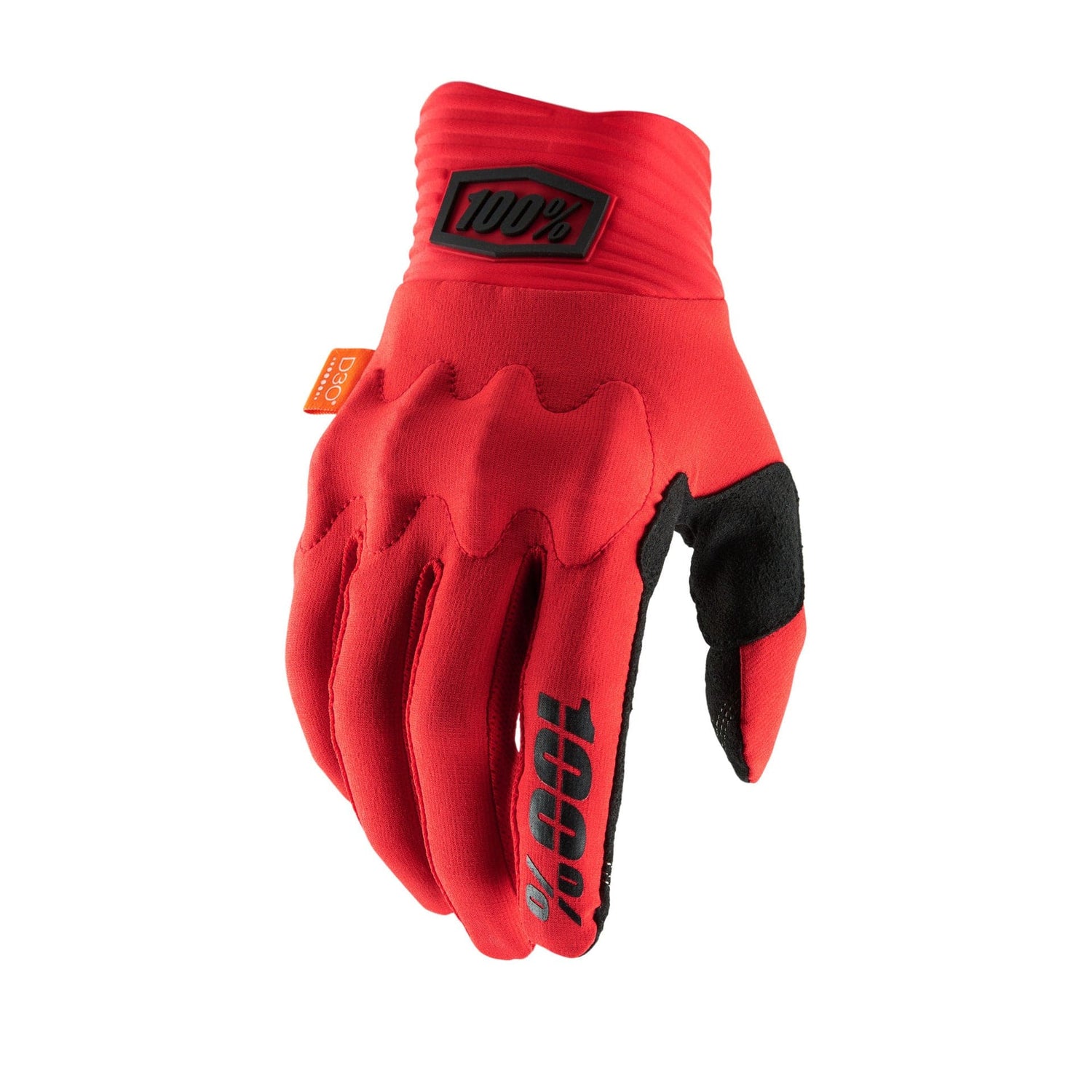 100 Percent COGNITO D30 Gloves Red/Black