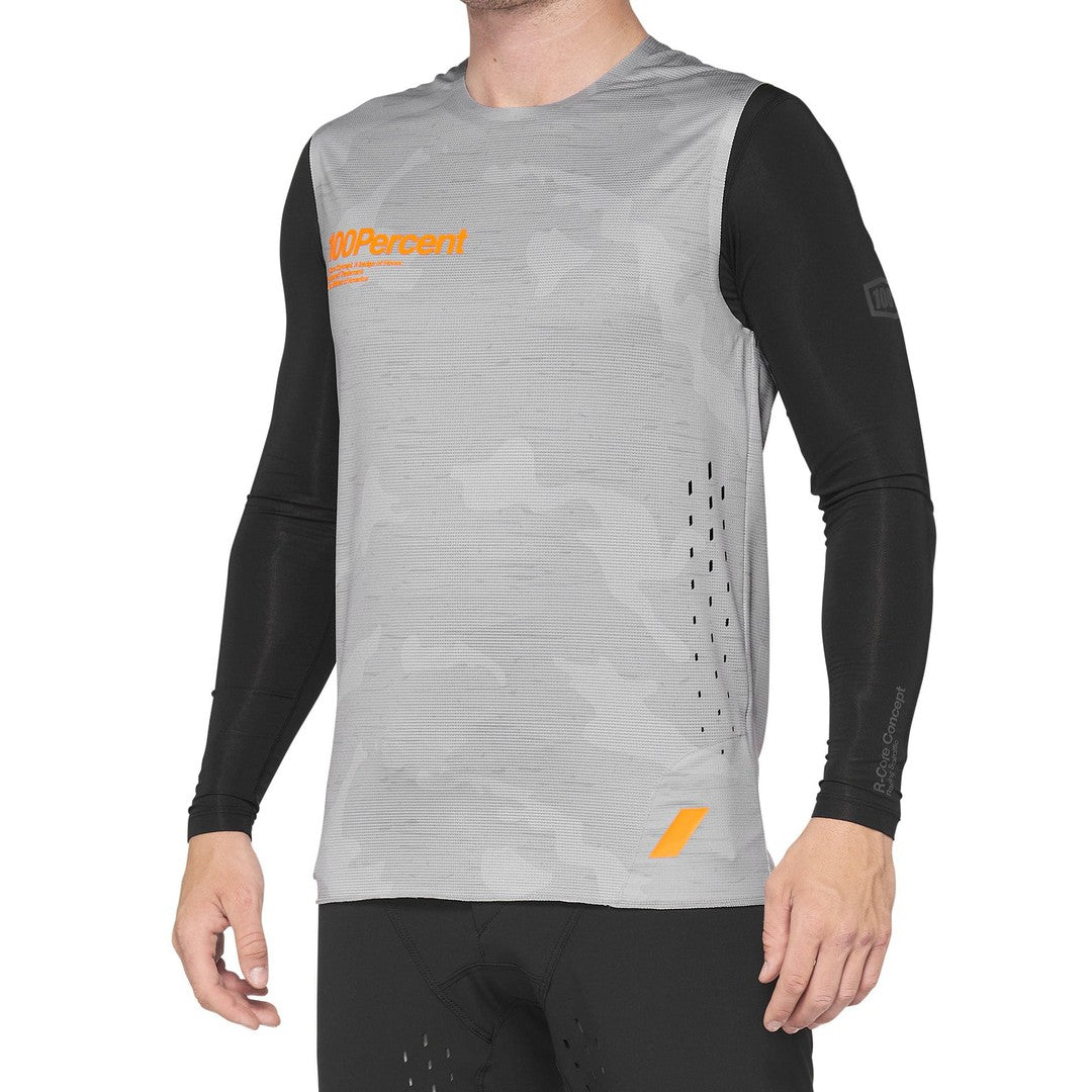100 Percent R-CORE CONCEPT Sleeveless Jersey Grey Camo