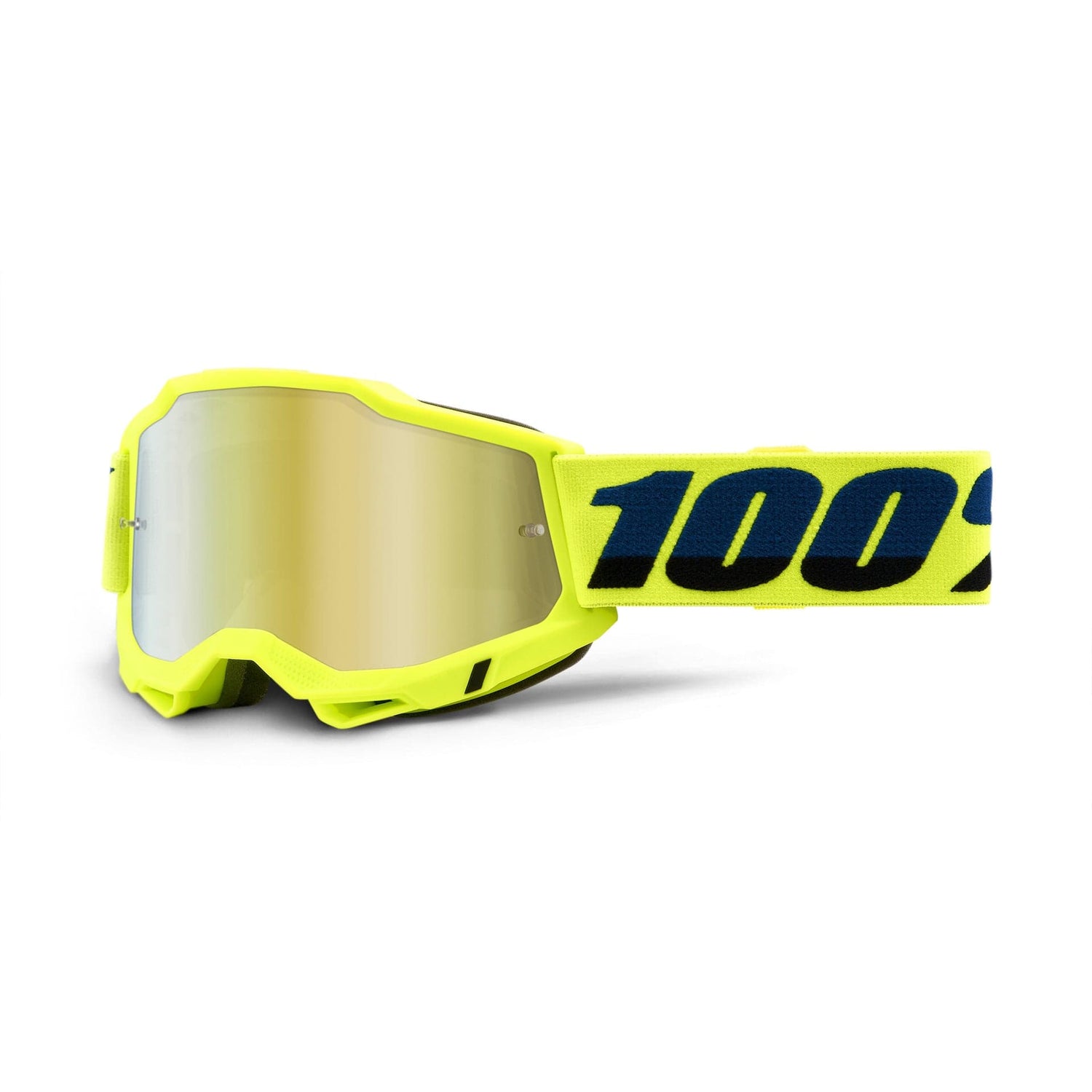 100 Percent ACCURI 2 Goggle Fluo/Yellow - Mirror Gold