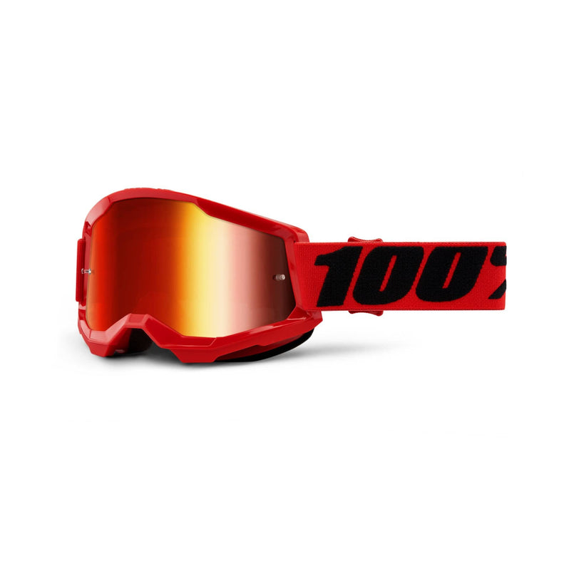 100 Percent STRATA 2 Goggle Red - Mirror Red