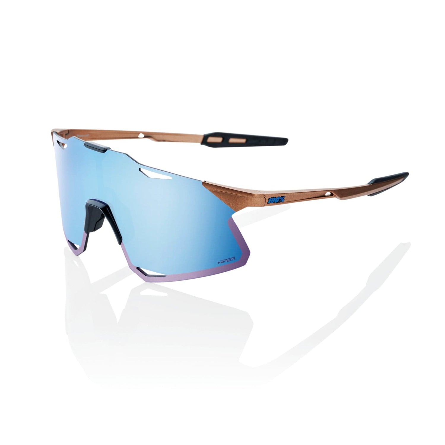 100 Percent Eyewear HYPERCRAFT - Matte Copper Chromium - HiPER Blue  Mirror