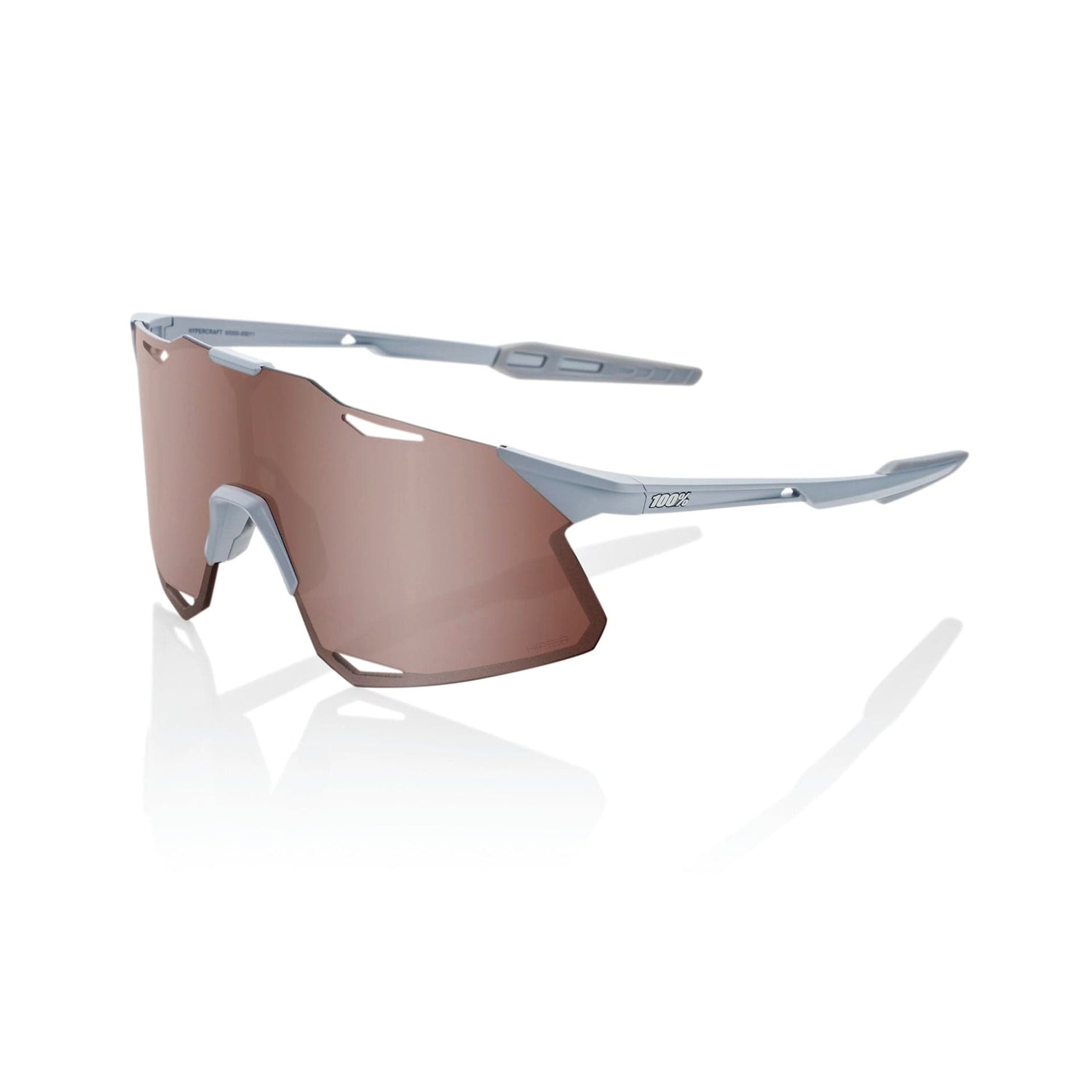 100 Percent Eyewear HYPERCRAFT - Matte Stone Grey - HiPER Crimson Silver
