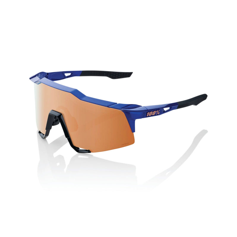 100 Percent Speedcraft Sunglasses Gloss Blue/HiPER Copper Mirror Lens
