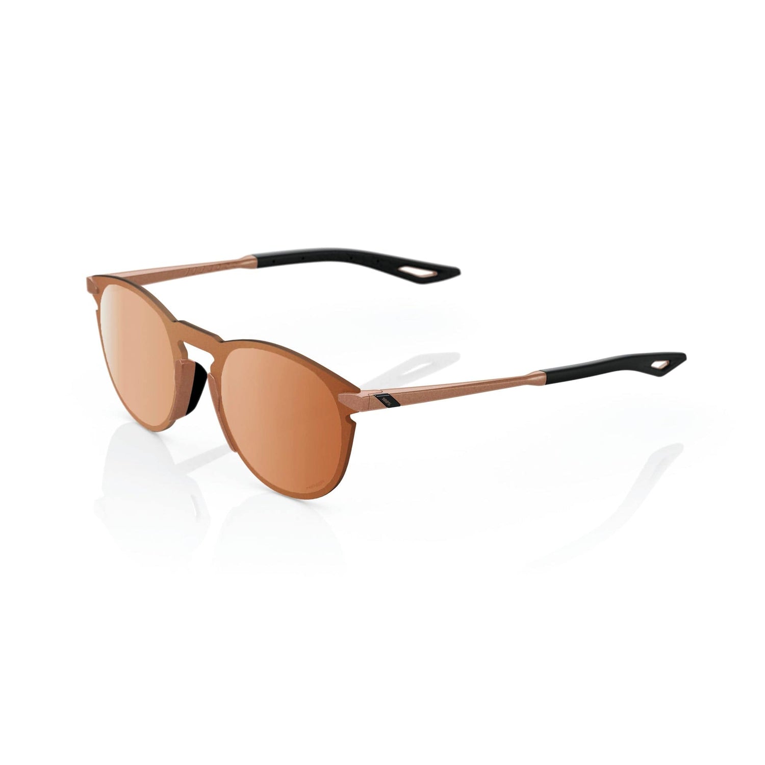 100 Percent Eyewear LEGERE ROUND - Matte Copper Chromium - HiPER Copper Mirror