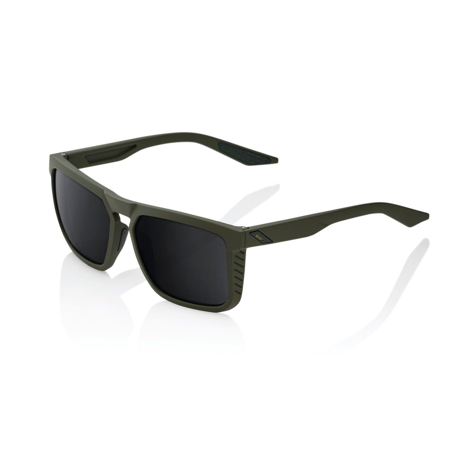 100 Percent Renshaw Sunglasses Army Green/Black Mirror Lens