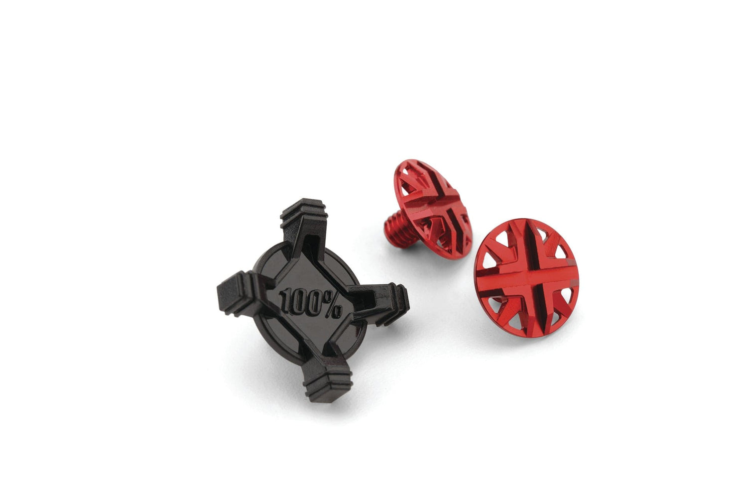 100 Percent AIRCRAFT 2 Visor Screw Kit Red