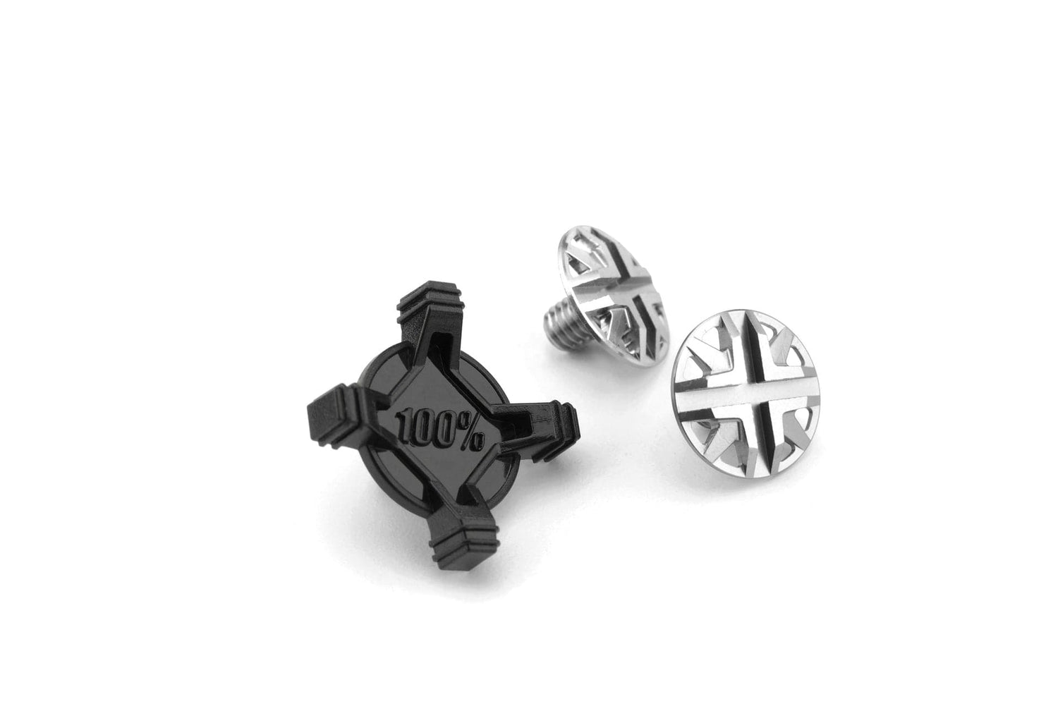 100 Percent AIRCRAFT 2 Visor Screw Kit Silver