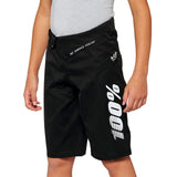 100 Percent R-CORE Youth Shorts Black