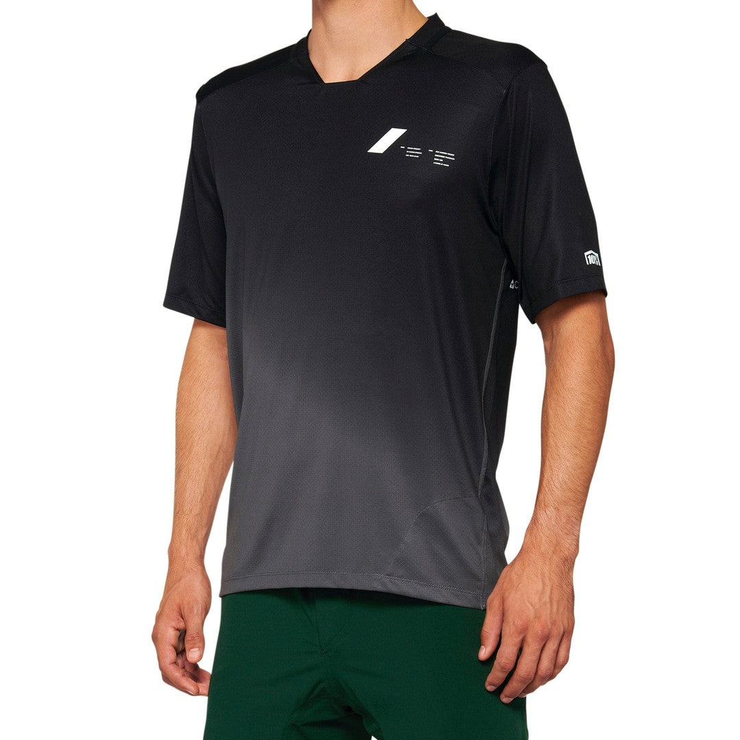 100 Percent CELIUM Jersey Black/Charcoal