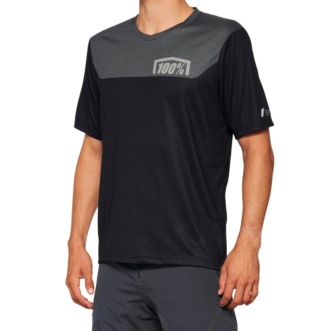 100 Percent AIRMATIC Jersey Black/Charcoal