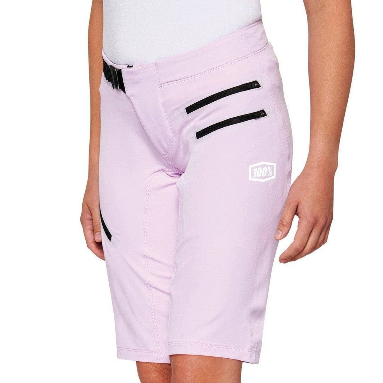 100 Percent AIRMATIC Womens Shorts Lavender