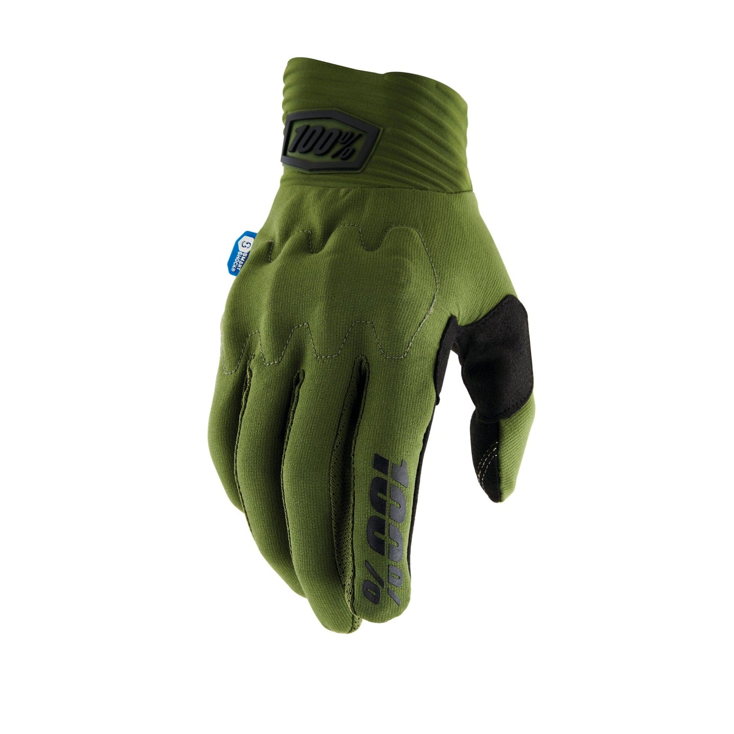 100 Percent COGNITO SMART SHOCK Gloves Army Green