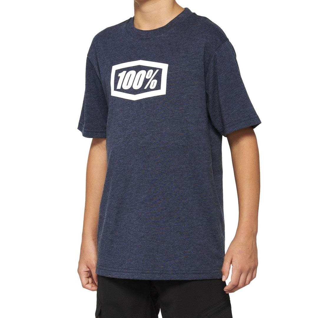 100 Percent ICON Youth T-Shirt Navy