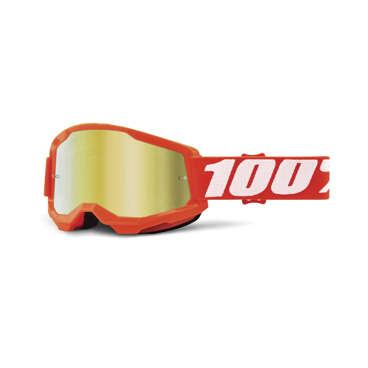 100 Percent STRATA 2 Goggle Orange - Mirror Gold