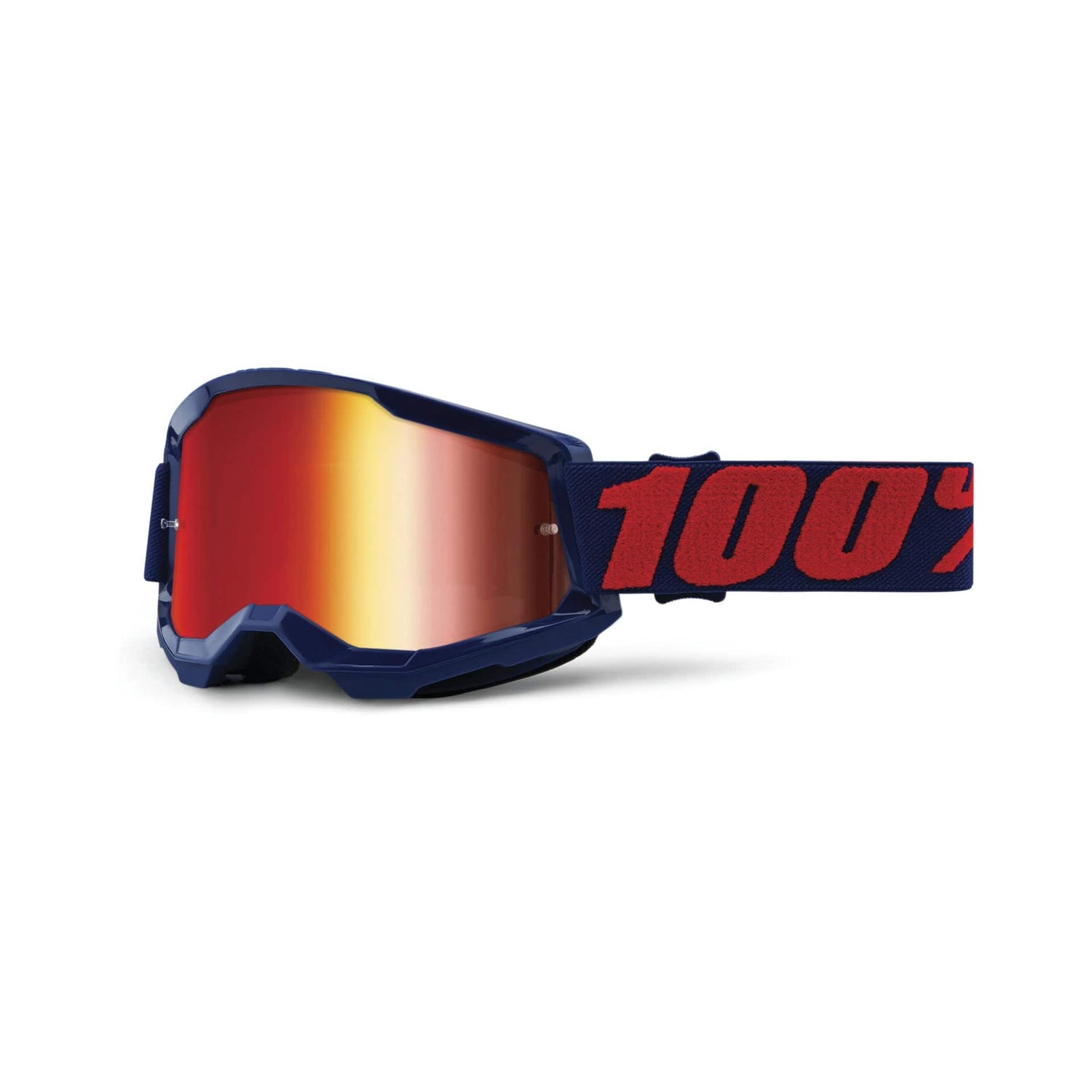 100 Percent STRATA 2 Goggle Masego - Mirror Red