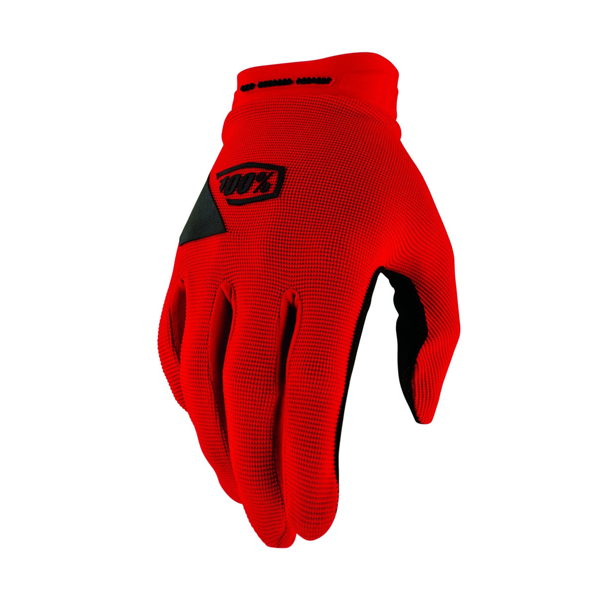 100 Percent RIDECAMP GEL Gloves Red
