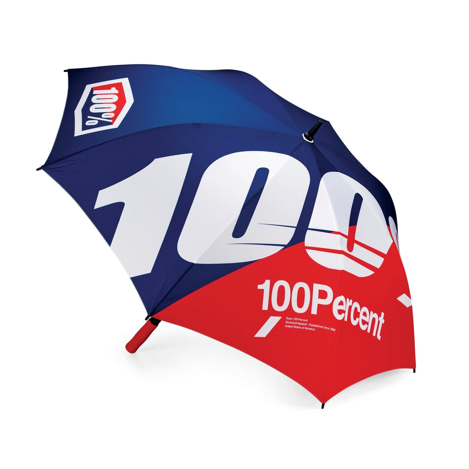 100 Percent OFFICIAL Umbrella Blue/Red