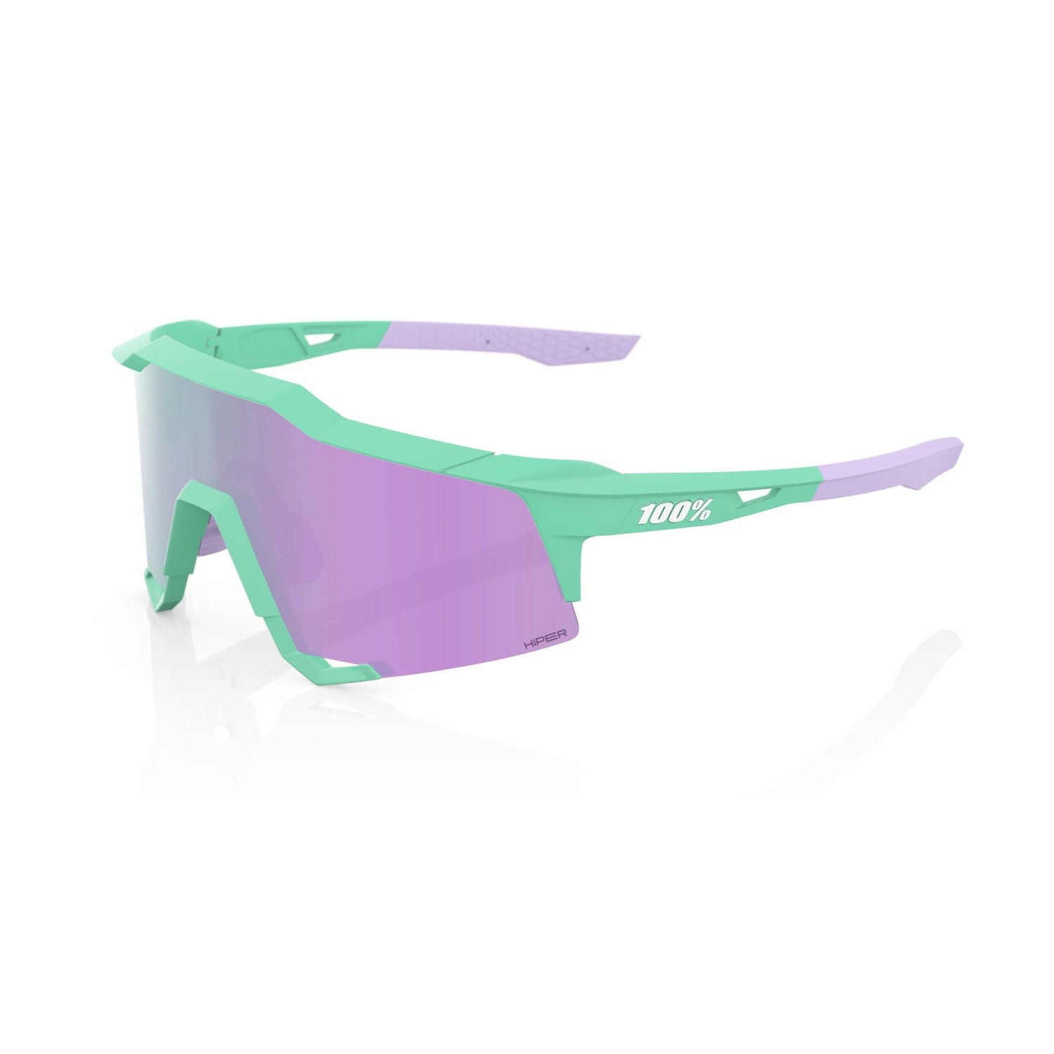 100 Percent Eyewear SPEEDCRAFT - Soft Tact Mint - HiPER Lavender