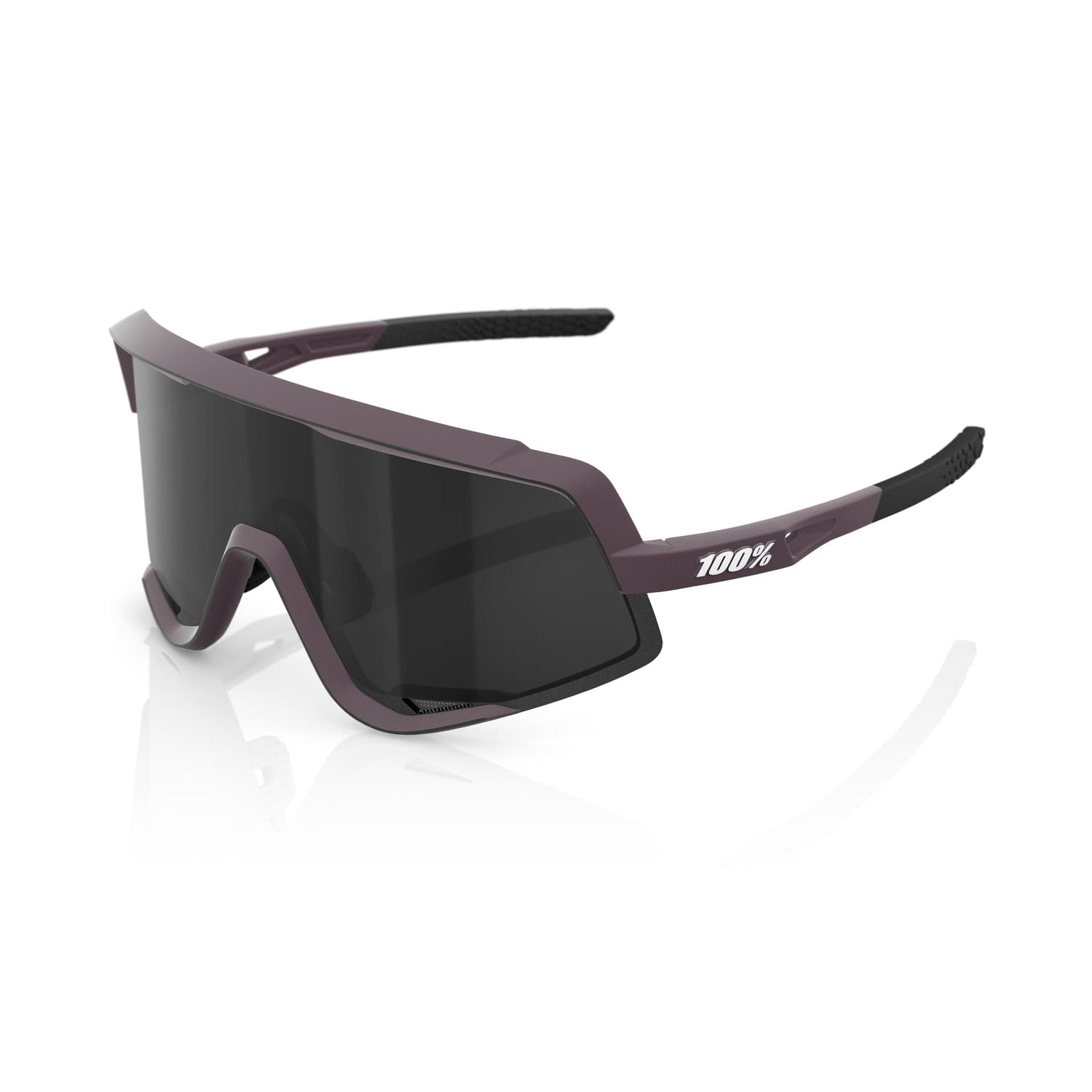 100 Percent Eyewear GLENDALE - Soft Tact Deep Purple - Black Mirror