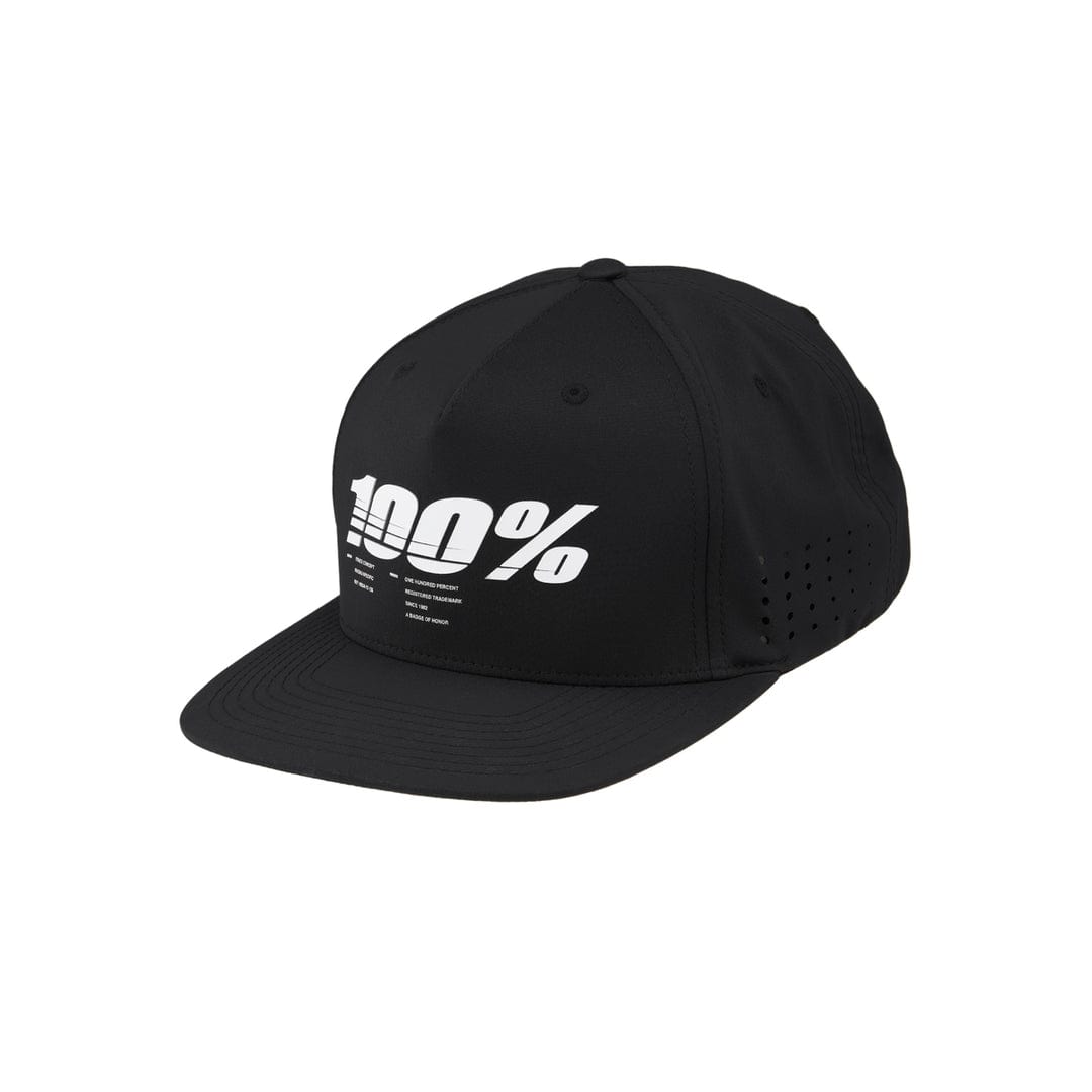 100 Percent DRIVE Snapback Hat Black