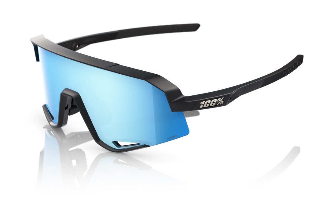 100% Slendale - Matte Black - Hiper Blue Mirror