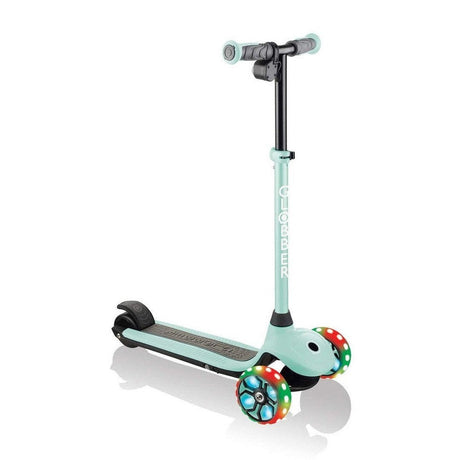 Globber ONE K E Motion 4 Kids e Scooter Angle Mint