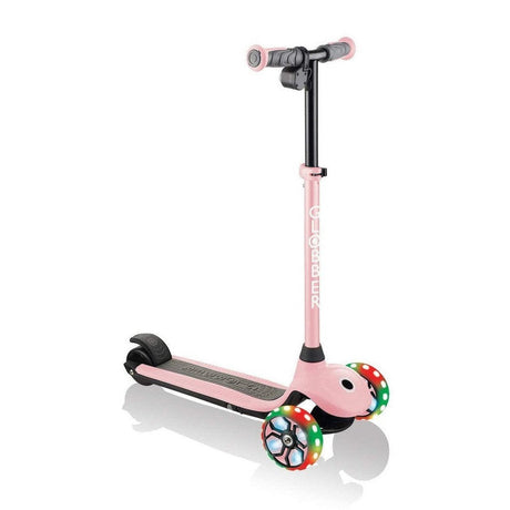 Globber ONE K E Motion 4 Kids e Scooter Angle Pastel Pink