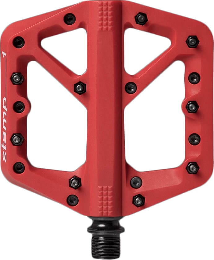 Crank Brothers Stamp 1 Pedal Pair Red