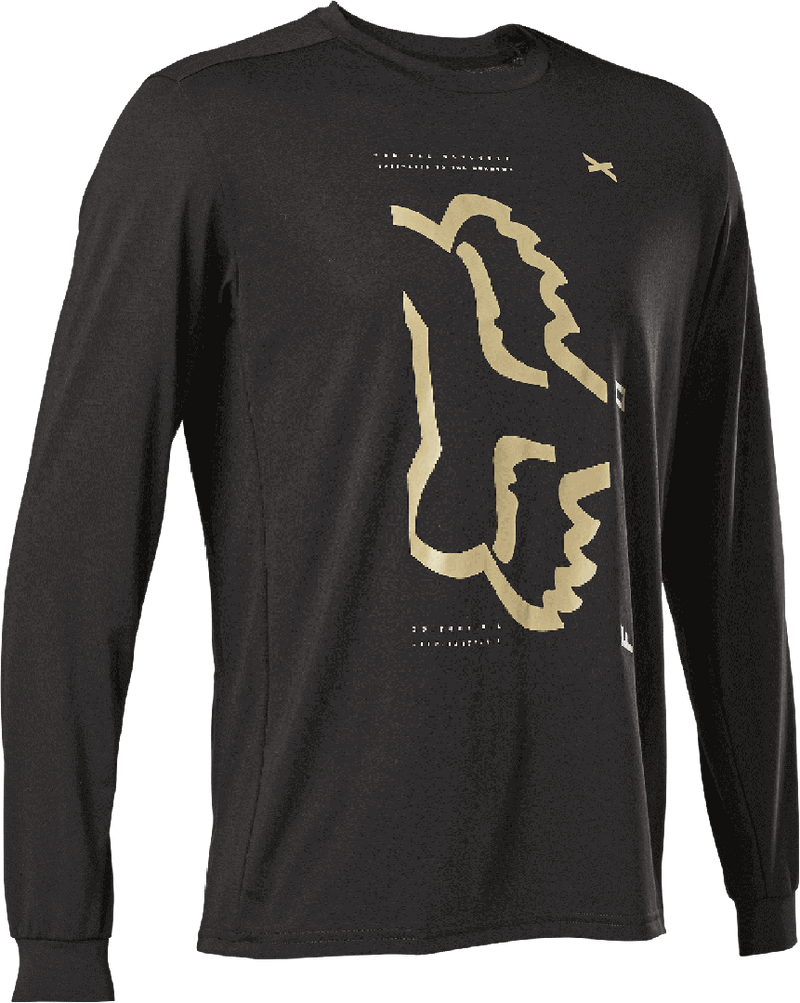 Fox Ranger DR LS Jersey - Black Cycling