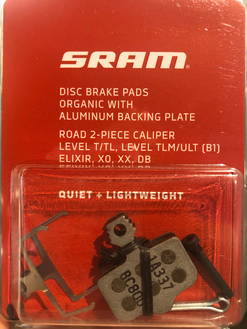 SRAM Disc Brake Pads Organic/Alloy Elixir DB Level-T-TL 1 set