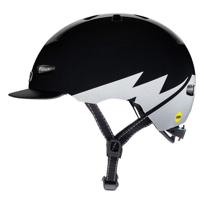 Nutcase Street MIPS Helmet Darth Lightnin Reflective Side