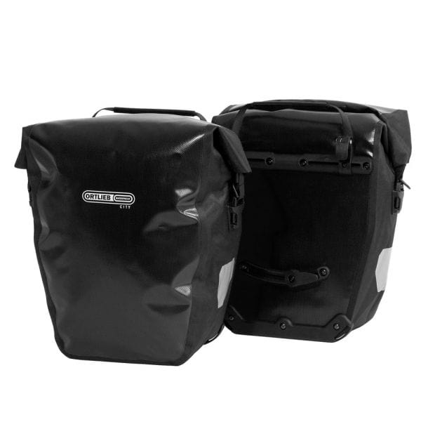 Ortlieb Back Roller City QL1 Waterproof Pannier Bag Black Pair