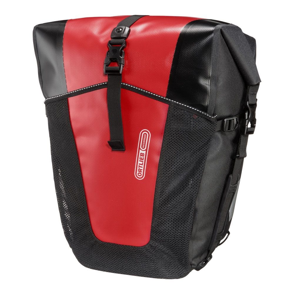 Ortlieb Back-Roller Pro Classic QL2.1 Waterproof Pannier Bag Pair Red Black Front