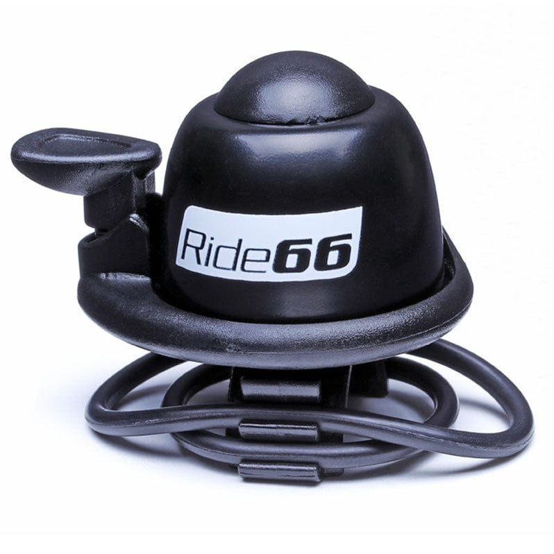 Ride66 Loud Bicycle Bell Black