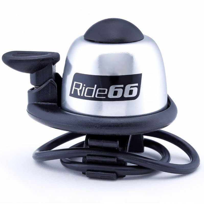 Ride66 Loud Bicycle Bell Silver