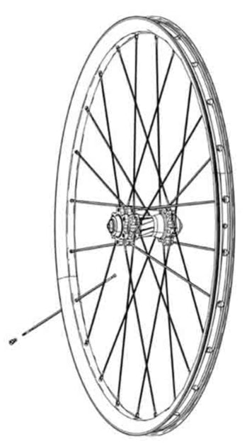 SRAM Tubeless Kit 32mm Tape 2 Valves 1 Valve Core Wrench 30mm Inn