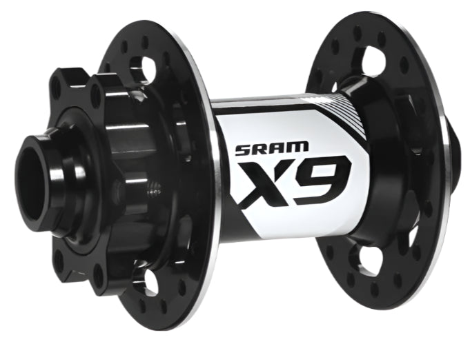 SRAM MTB Hub X9 V2 Black 6-Bolt Disc Front 28H 100 OLD 9mm QR inc