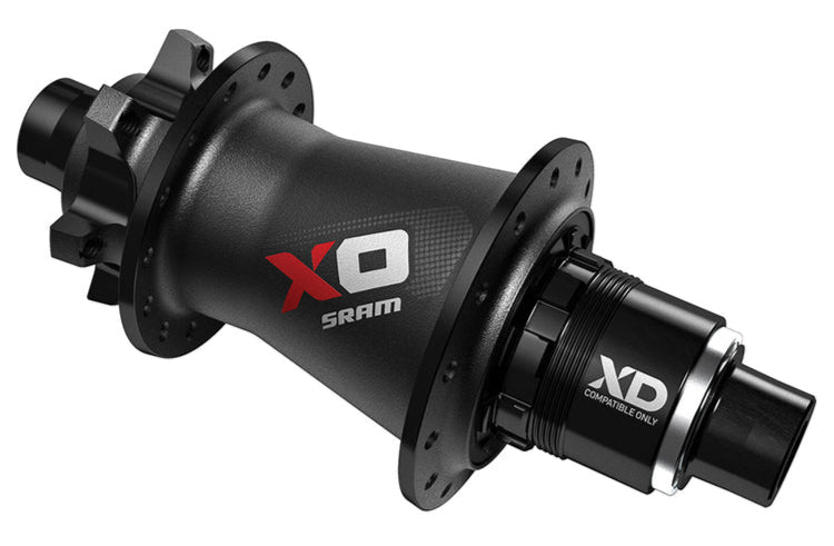 SRAM MTB Hub X0 Rear 6 Bolt Disc 28 Hole Black/Red QR/12mm