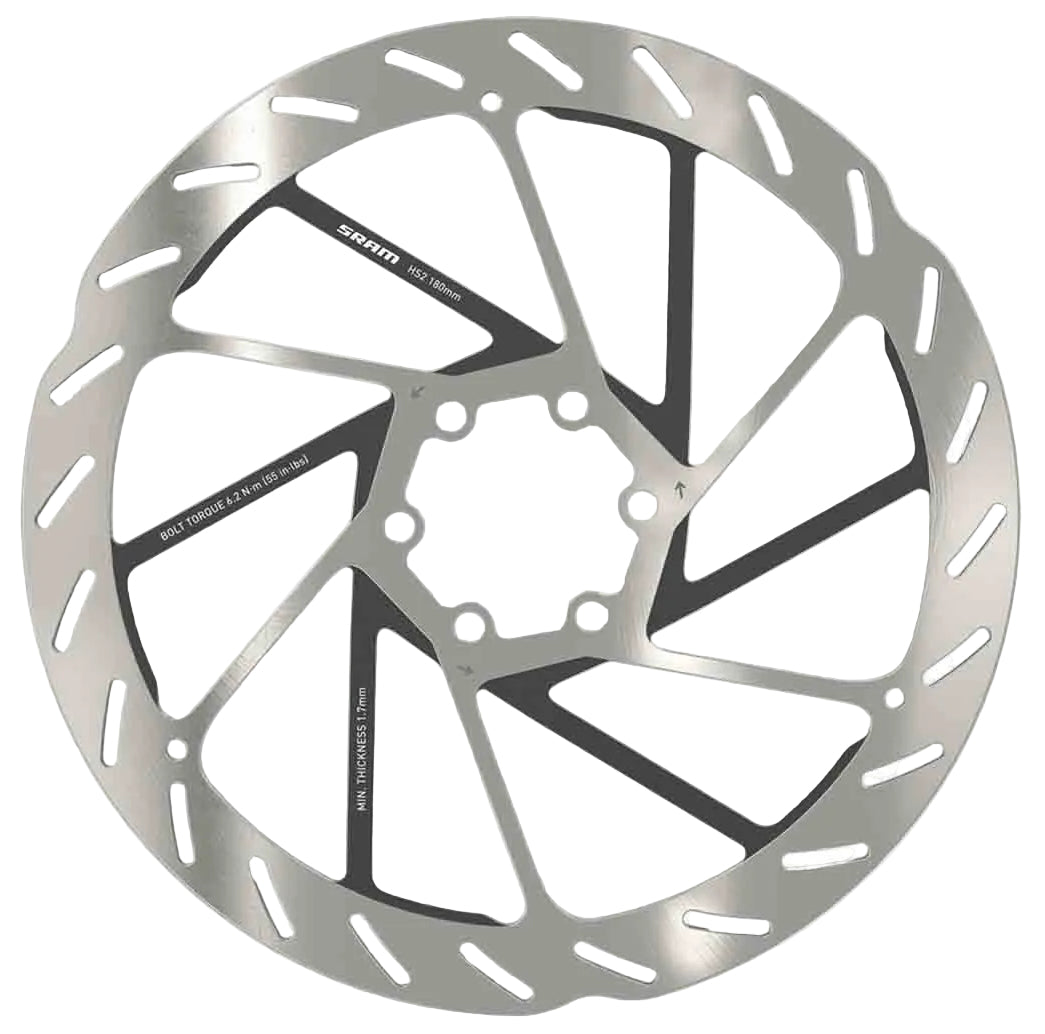 SRAM Rotor HS2 160mm CentreLock (lockring sold separately) Rounde