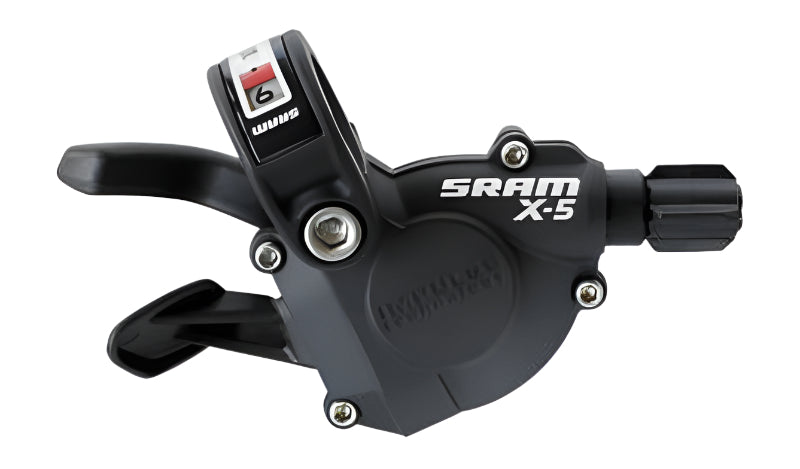 SRAM X5 Trigger Shifter Set 3x9 Speed Black