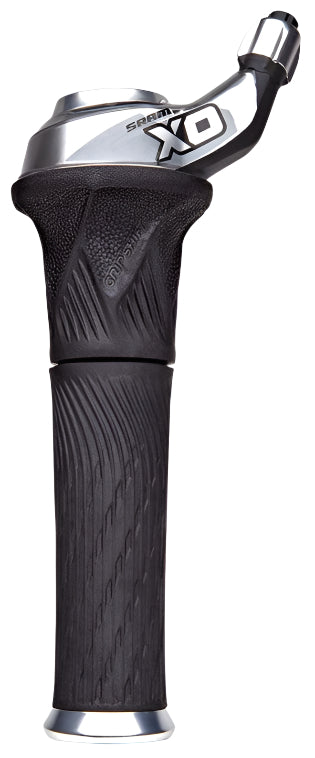 SRAM Shifter X0 Grip Shift Set 3X10 Silver LockOn Stationary Grip