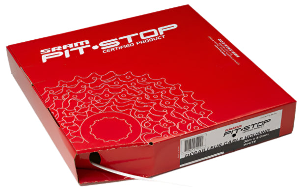 SRAM PitStop Gear Outer CABle 4mm Box White 30 Meters