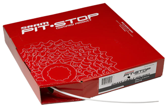 SRAM PitStop Brake Outer CABle 5mm Box White 30 Meters