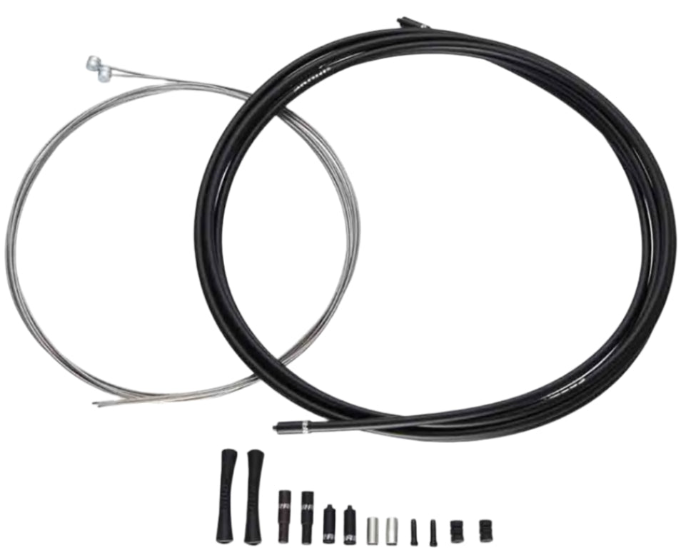 SRAM SlickWire Pro Ext Long Road Brake CABle Kit 5mm Black (1x1350mm, 1x2750mm 1.5mm pol SS cables, 5mm Kevlar® reinforced linear strand housing,ferrules,end caps,frame protectors)