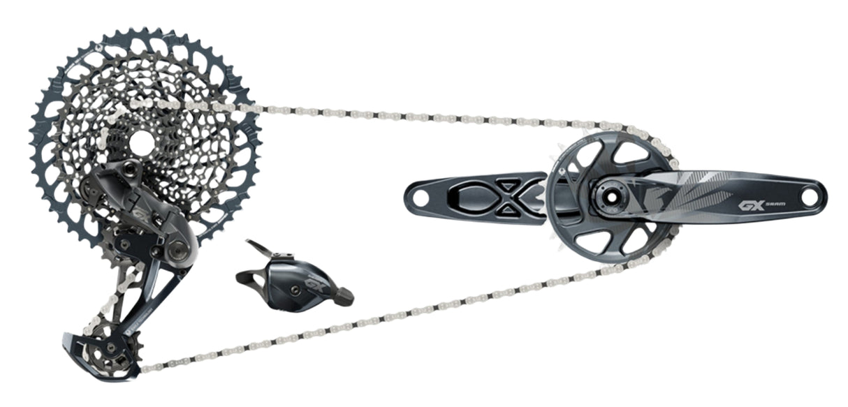 SRAM GX Eagle Lunar Mech, Trigger, DUB Boost 170, Chain, Cass 52T
