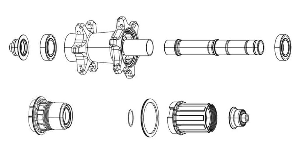 SRAM Kit Freehub XD Driver Body 11 Speed MTH - 746