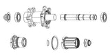 SRAM Kit Freehub XD Driver Body 11 Speed MTH - 746
