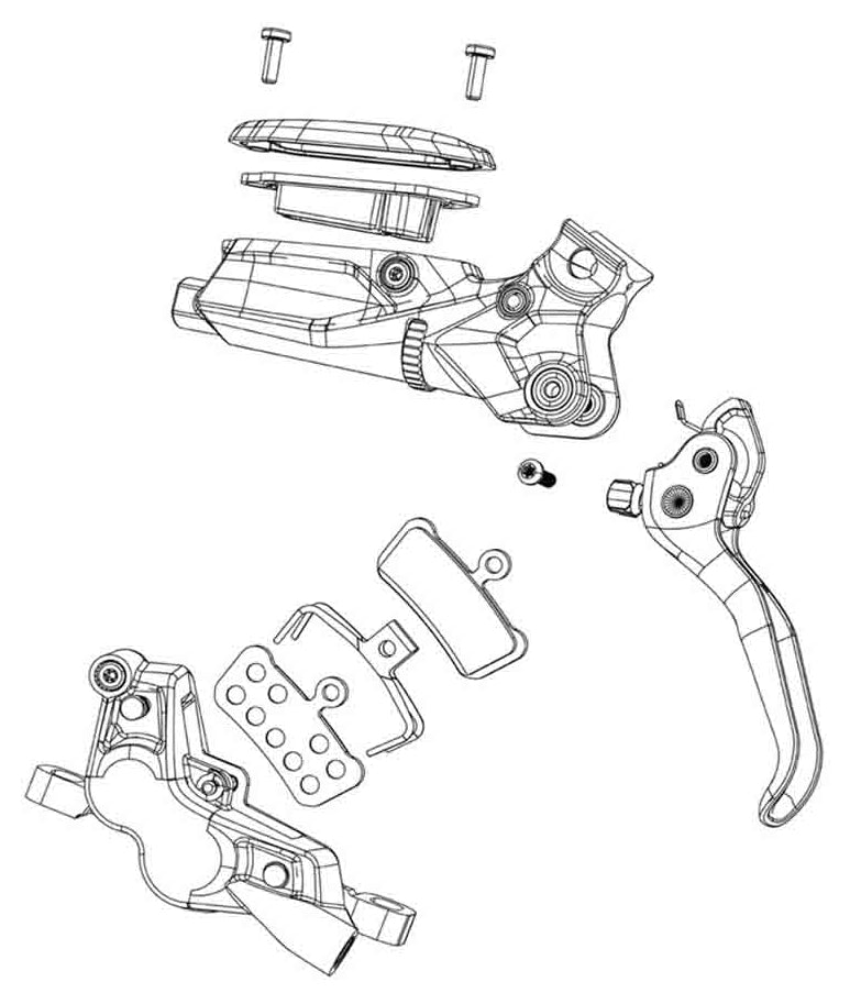 SRAM Hose Assembly eTap HRD Stealthamajig Quantity 1